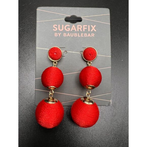 Sugarfix by BaubleBar Red Drop Earrings - Picture 1 of 4